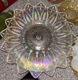 Iridescent cake stand 