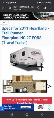Trailer runner camper