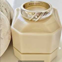 CZ Wedding Band-US 10 1/4