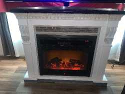 White Fireplace 
