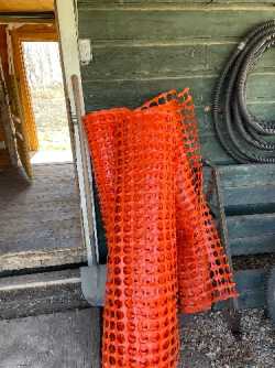 Snow fencing