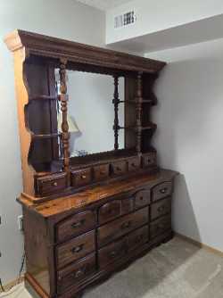 Solid wood bedroom suite