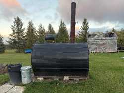 Used outdoor stove 