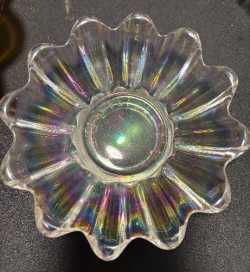 Small iridescent dish 