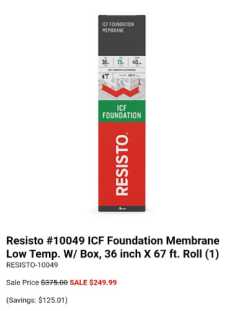 Resisto ICF Membrane