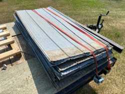 Used tin sheets