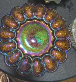 Vintage deviled egg plate