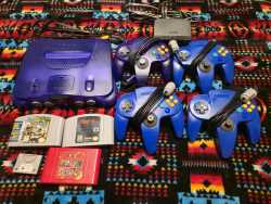 Rare purple N64 +more