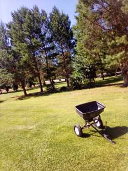 Fertilizer and grass spre