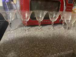 Vintage wine glasses 