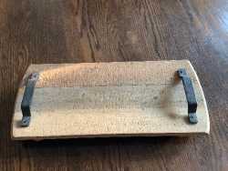 Decorative wood tray