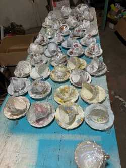 45 tea cup sets