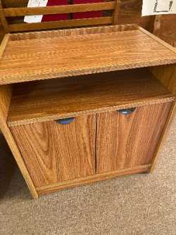 Pressed wood side table