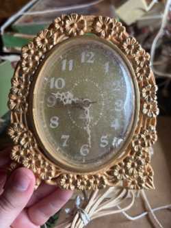 Vintage sun beam clock 