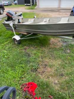 14&#039; boat &amp; motor