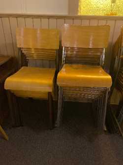 Wooden chairs